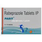 パリット　Parit、ラベプラゾールナトリウム　20mg　箱